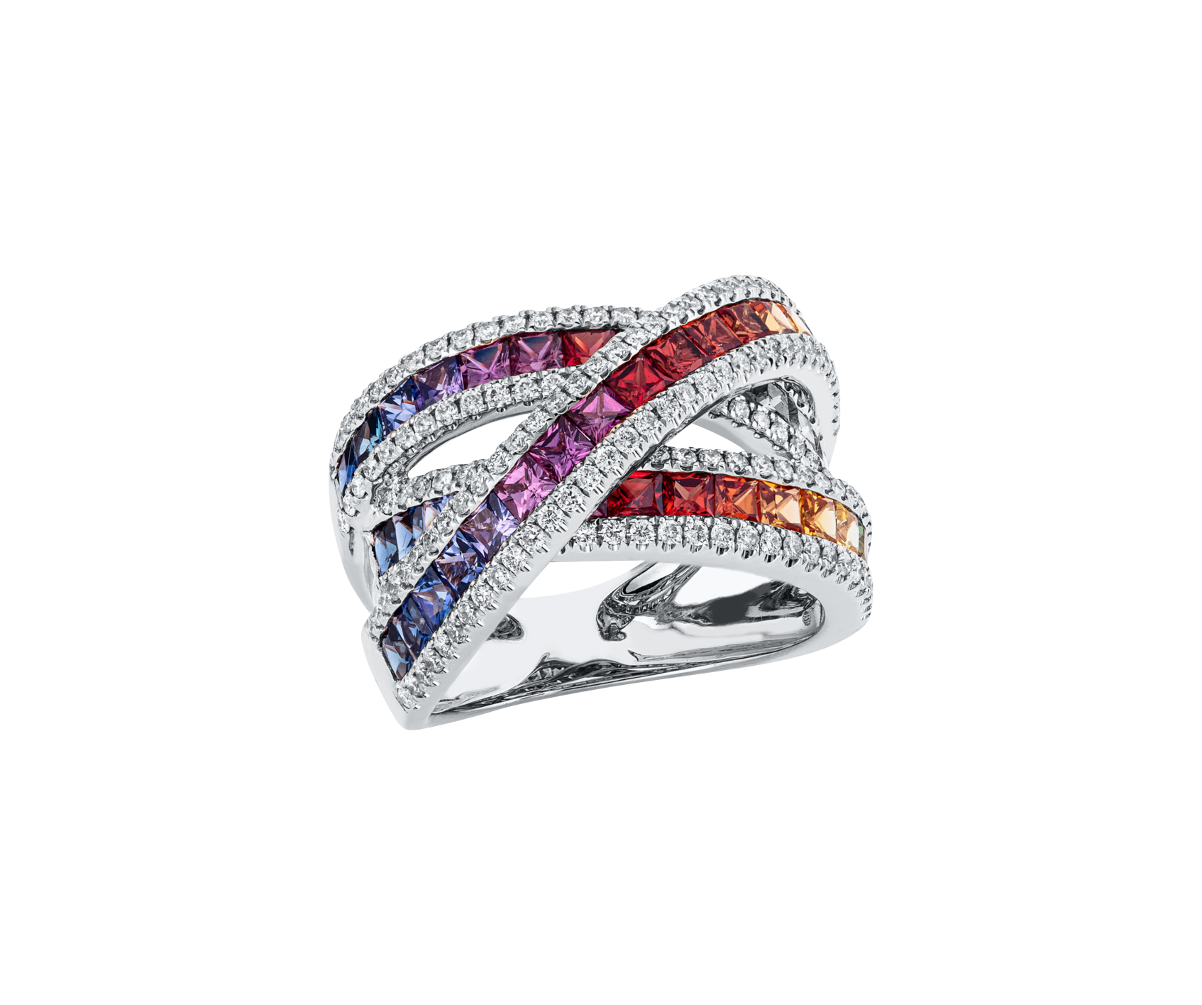 Brogle Selection sapphire ring Rainbow Brogle Selection sapphire ring Rainbow