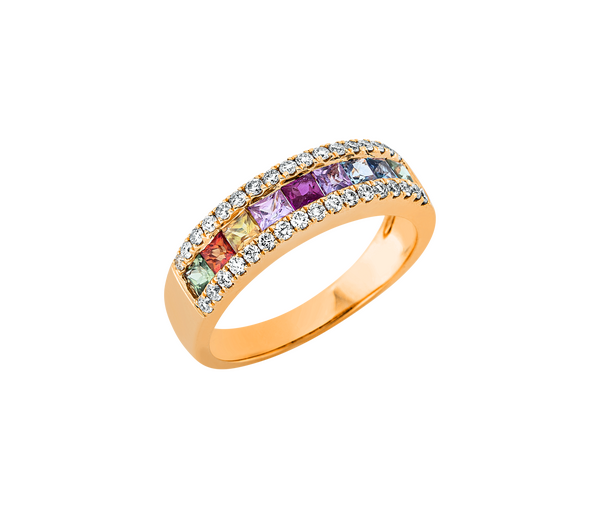 Brogle Classic Sapphire Ring Rainbow Brogle Classic Sapphire Ring Rainbow