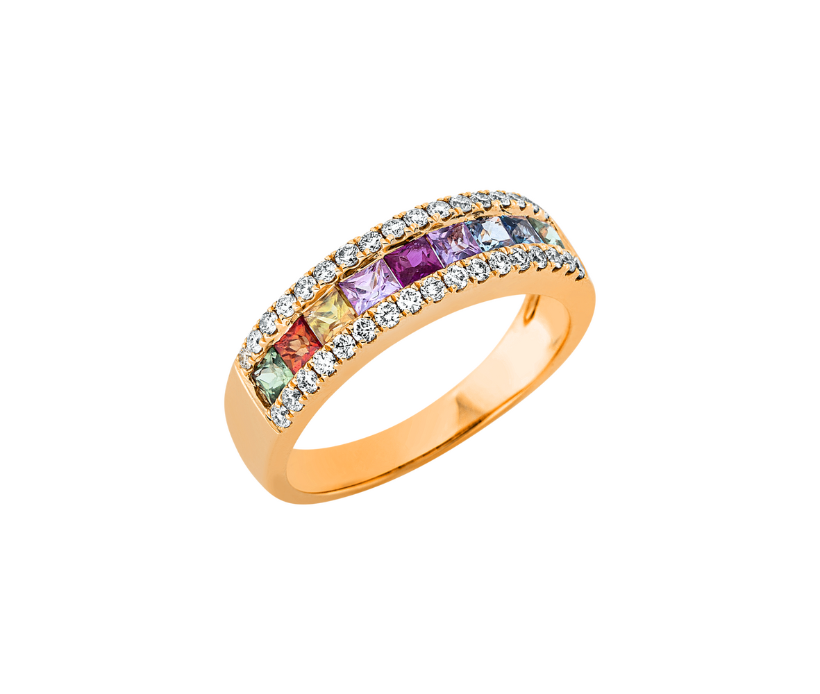 Brogle Classic Sapphire Ring Rainbow Brogle Classic Sapphire Ring Rainbow