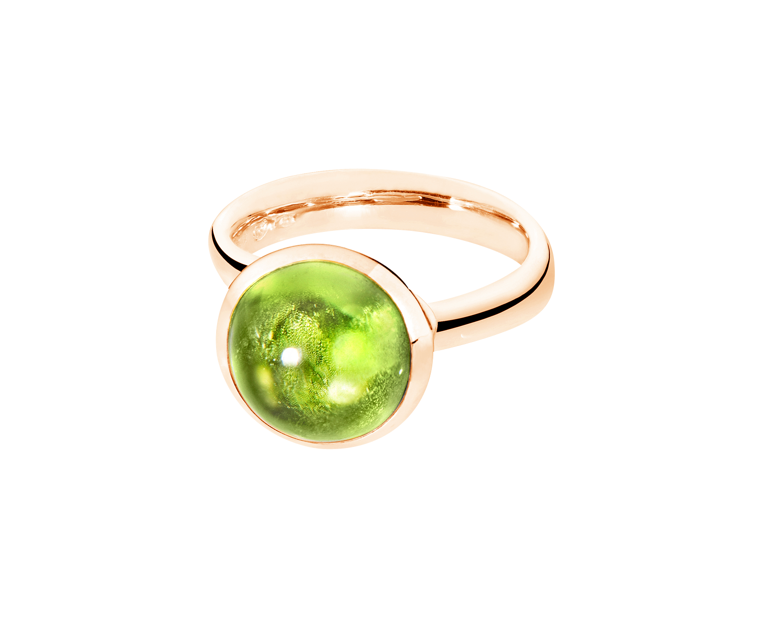 Tamara Comolli Bouton Peridot L Ring Tamara Comolli Bouton Peridot L Ring