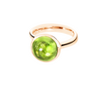 Tamara Comolli Bouton Peridot L Ring Tamara Comolli Bouton Peridot L Ring