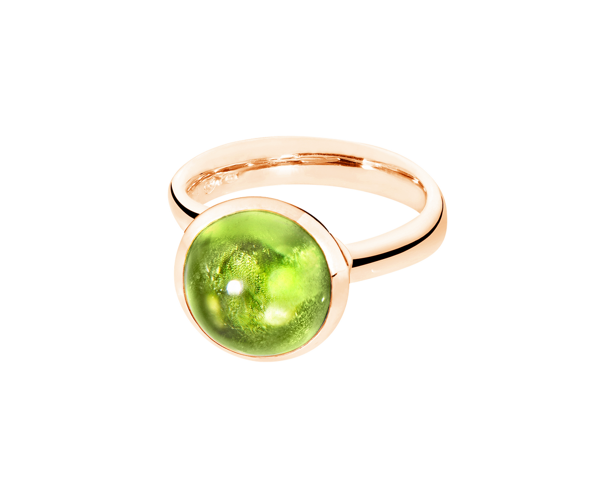 Tamara Comolli Bouton Peridot L Ring Tamara Comolli Bouton Peridot L Ring