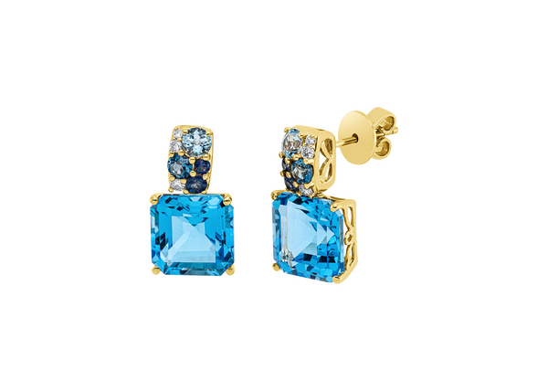 Brogle Classic colored stud earrings
