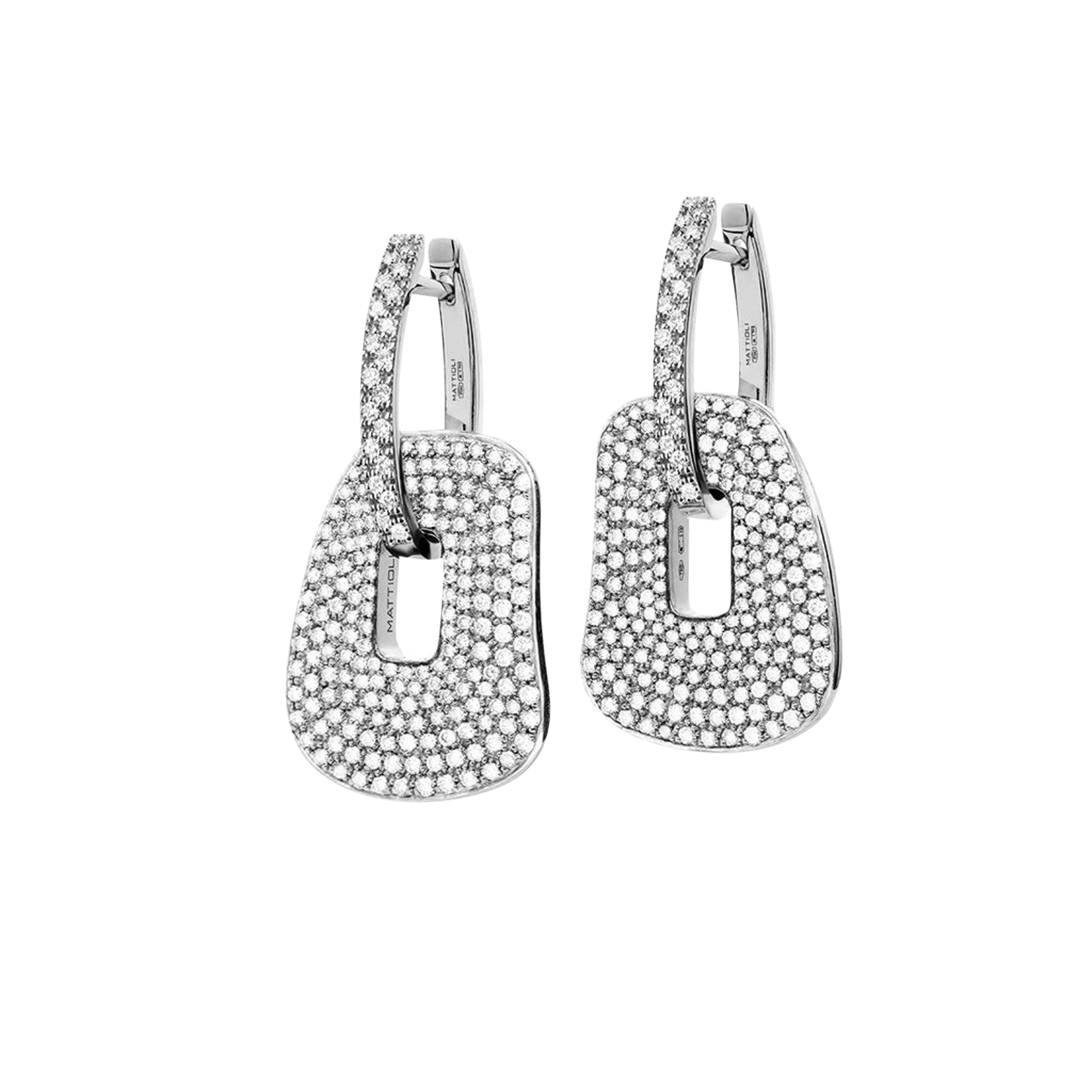 Mattioli Puzzle Unica große Ohrhänger Mattioli Puzzle Unica große Ohrhänger