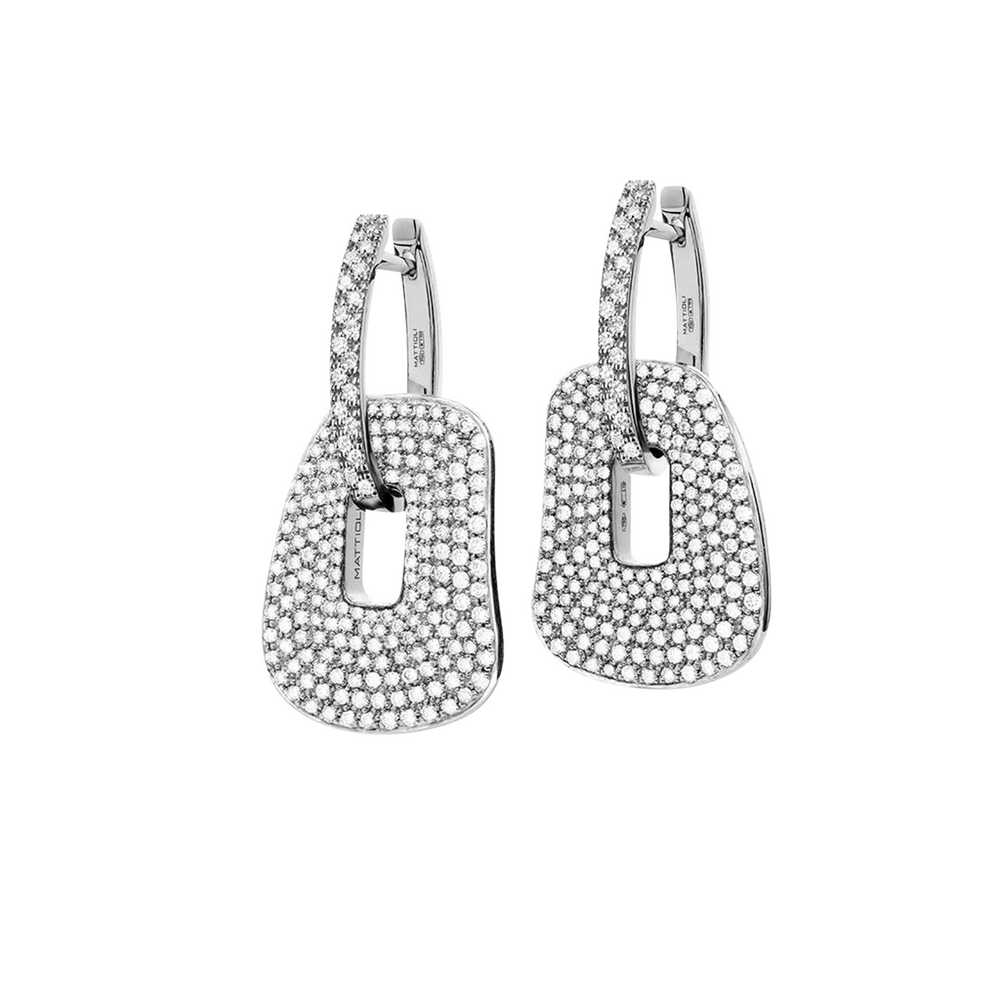 Mattioli Puzzle Unica große Ohrhänger Mattioli Puzzle Unica große Ohrhänger