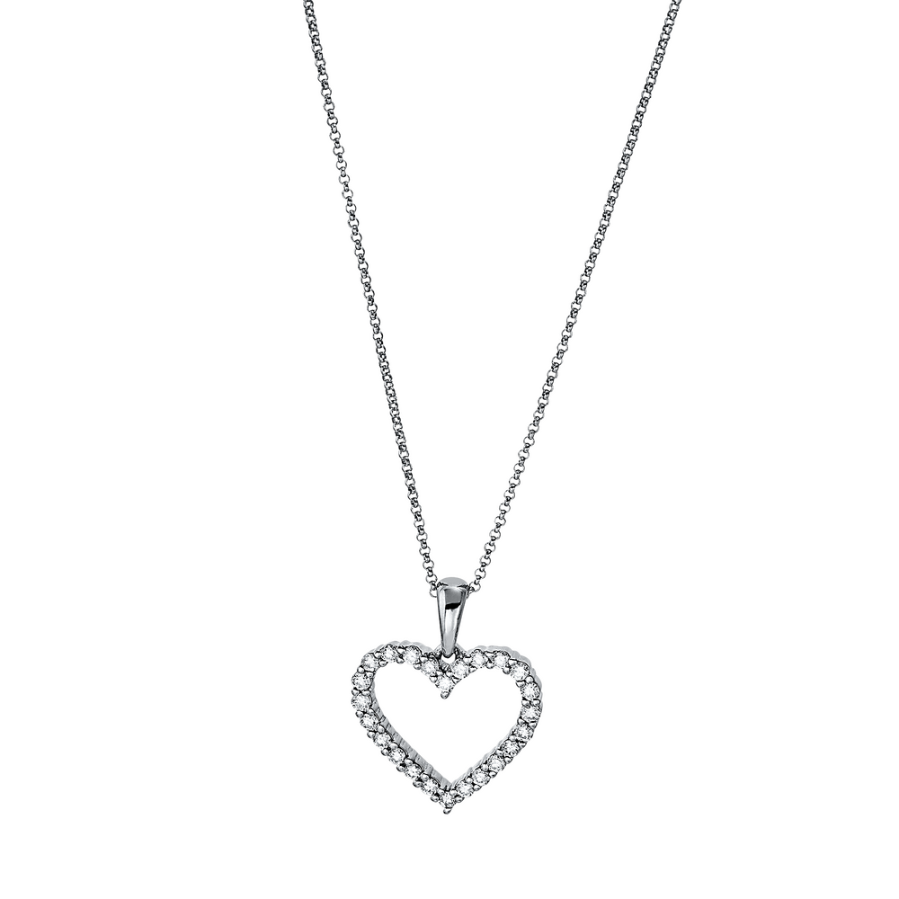 Brogle Classic Kette mit Diamantherz Brogle Classic Kette mit Diamantherz