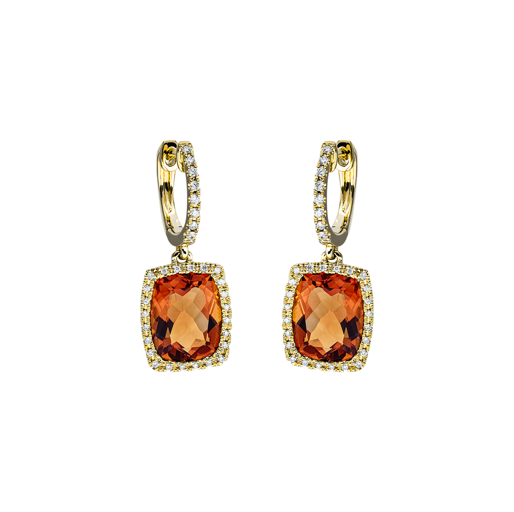 Brogle Classic citrine earrings