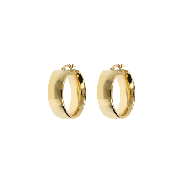 Bronzallure Golden hoop earrings