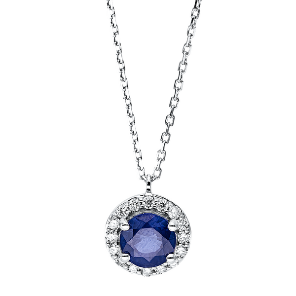 Brogle Classic Kette mit Saphiranhänger Brogle Classic Kette mit Saphiranhänger
