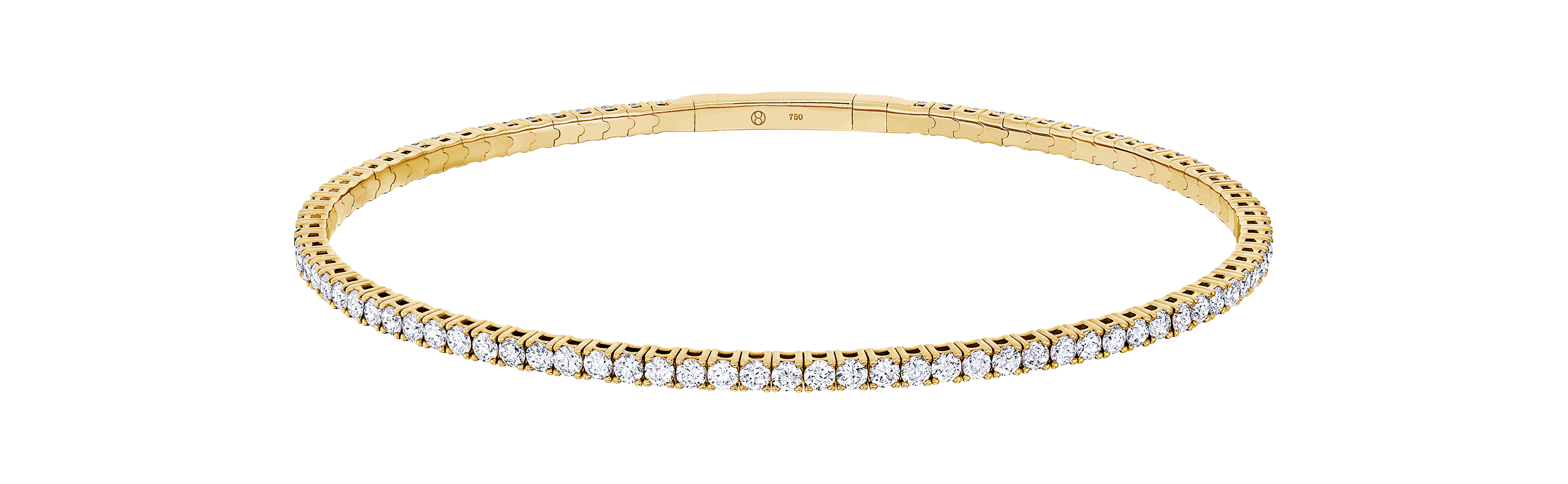 Brogle Selection flexible tennis bracelet Brogle Selection flexible tennis bracelet