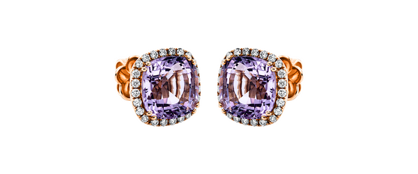Brogle Classic amethyst stud earrings Brogle Classic amethyst stud earrings
