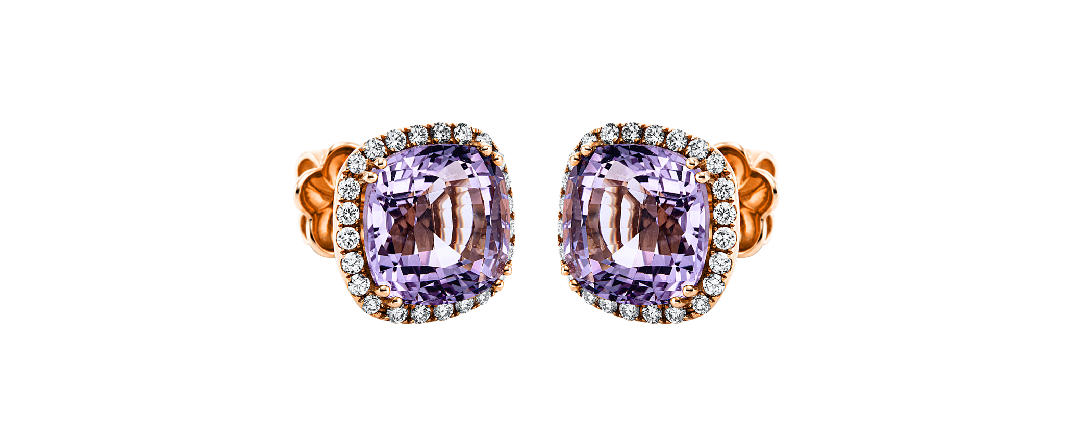 Brogle Classic amethyst stud earrings Brogle Classic amethyst stud earrings
