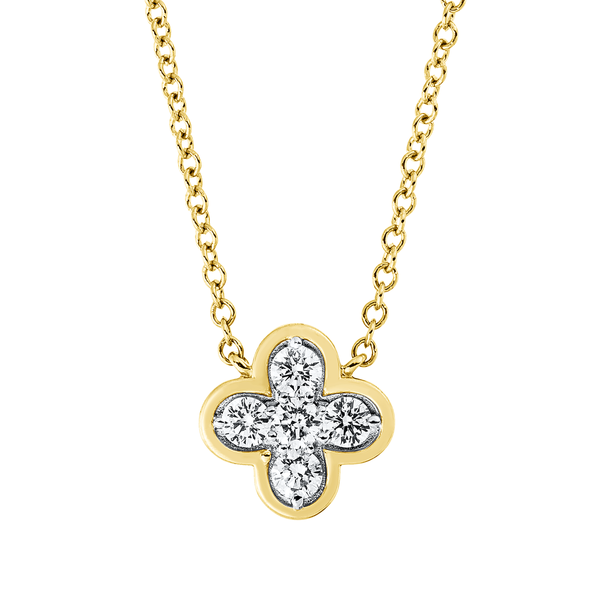 Brogle Classic necklace with diamond pendant Brogle Classic necklace with diamond pendant