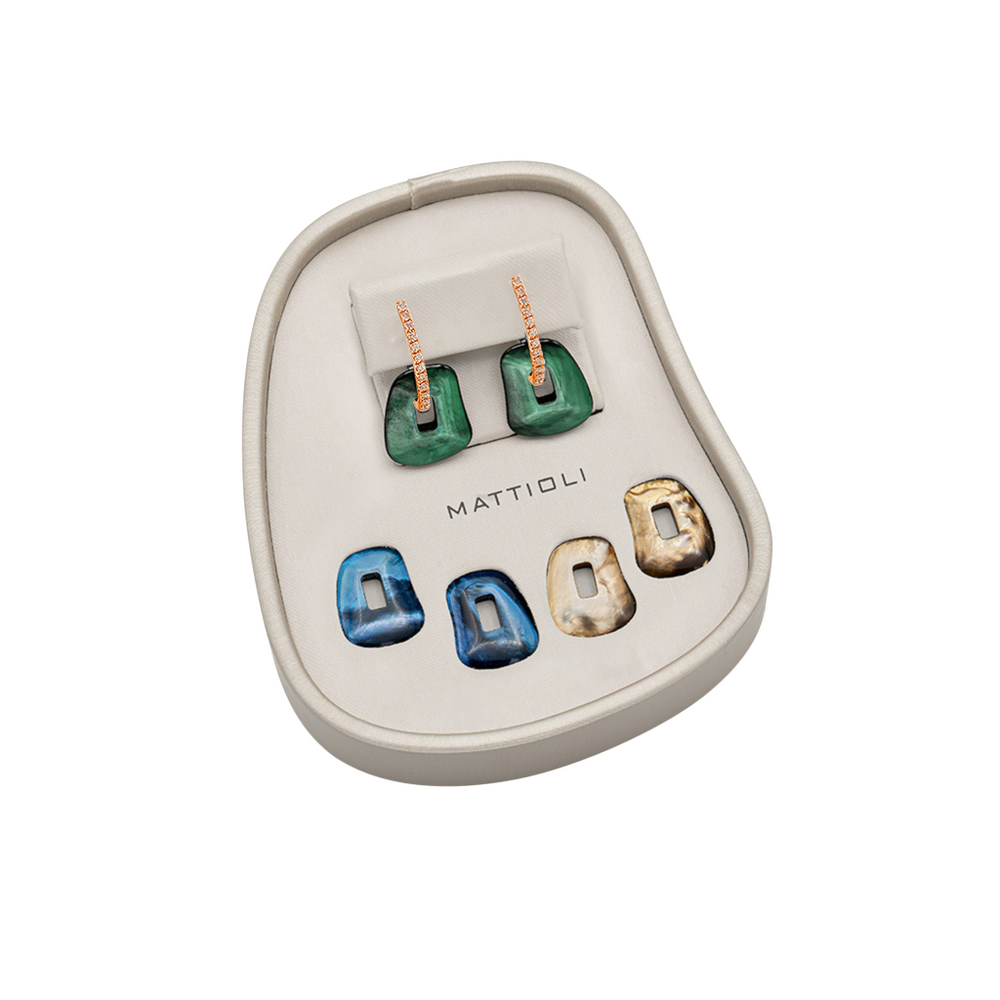 Mattioli Puzzle Ohrringbox, klein mit 3 Puzzle Paaren Mattioli Puzzle Ohrringbox, klein mit 3 Puzzle Paaren