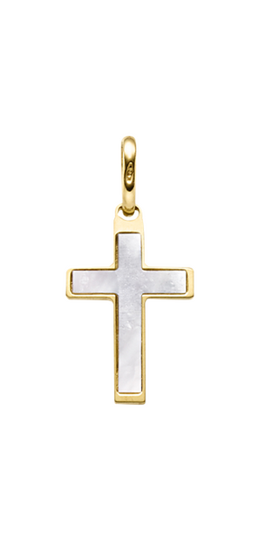 Brogle Classic Kreuzanhänger mit Perlmutt Brogle Classic Kreuzanhänger mit Perlmutt