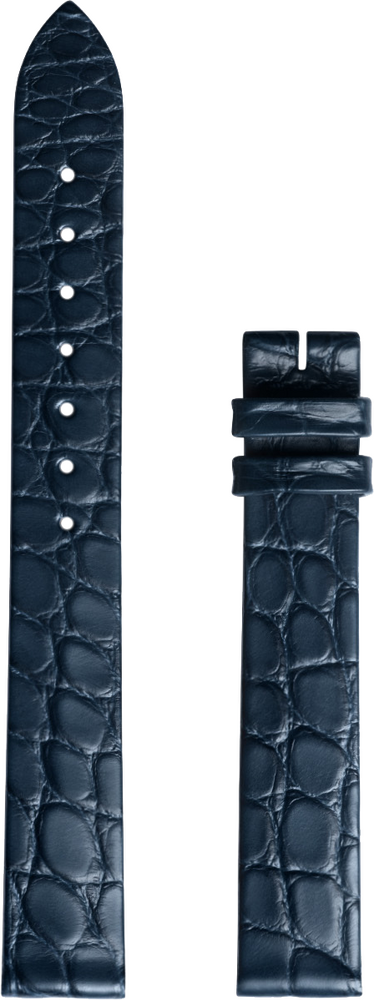La Grande Classique de Longines blue alligator leather strap 13/12mm