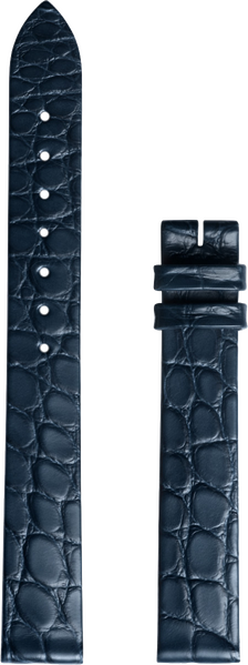 La Grande Classique de Longines blaues Alligatorenleder-Armband 13/12mm