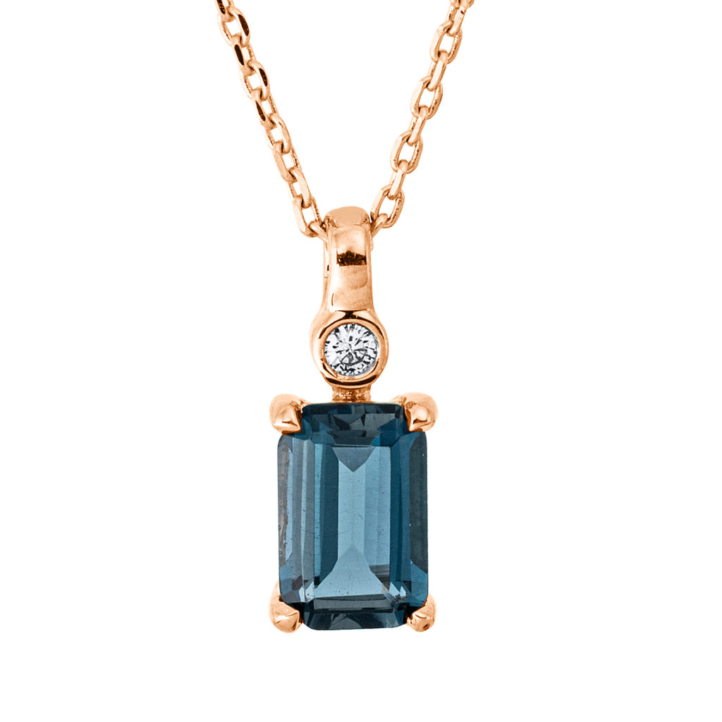 Brogle Classic Kette mit London Topasanhänger Brogle Classic Kette mit London Topasanhänger