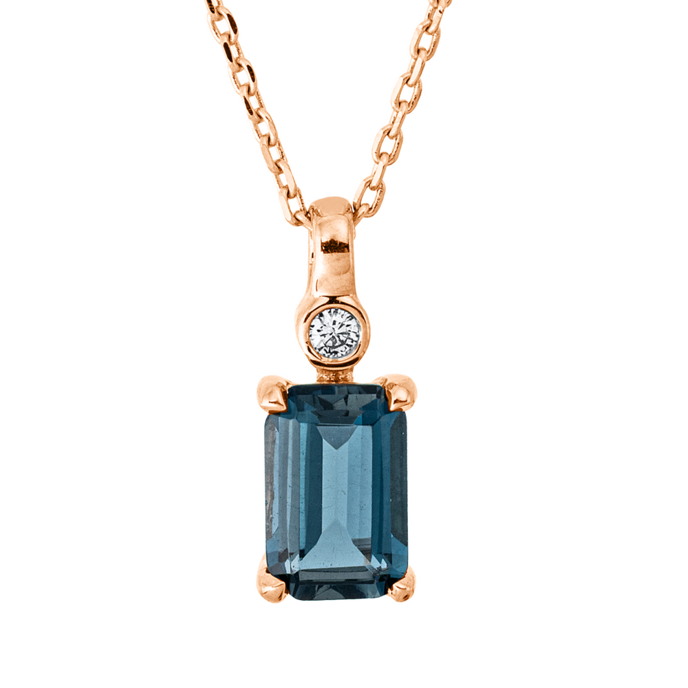 Brogle Classic Kette mit London Topasanhänger Brogle Classic Kette mit London Topasanhänger