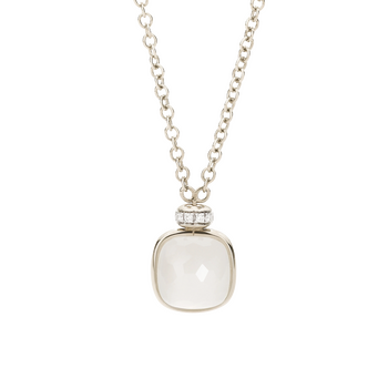 PCC2030 UWWHR B0QLT 010 Pomellato necklace with pendant nudo milky white gold 18kt diamond1 a951387d6f0faba2a