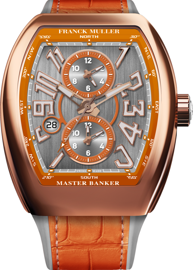 Franck Muller Vanguard Master Banker 3 Zeitzonen 53,7 x 44mm
