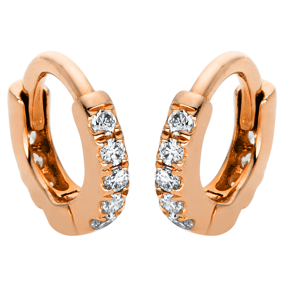 Brogle Selection Eternity diamond hoop earrings