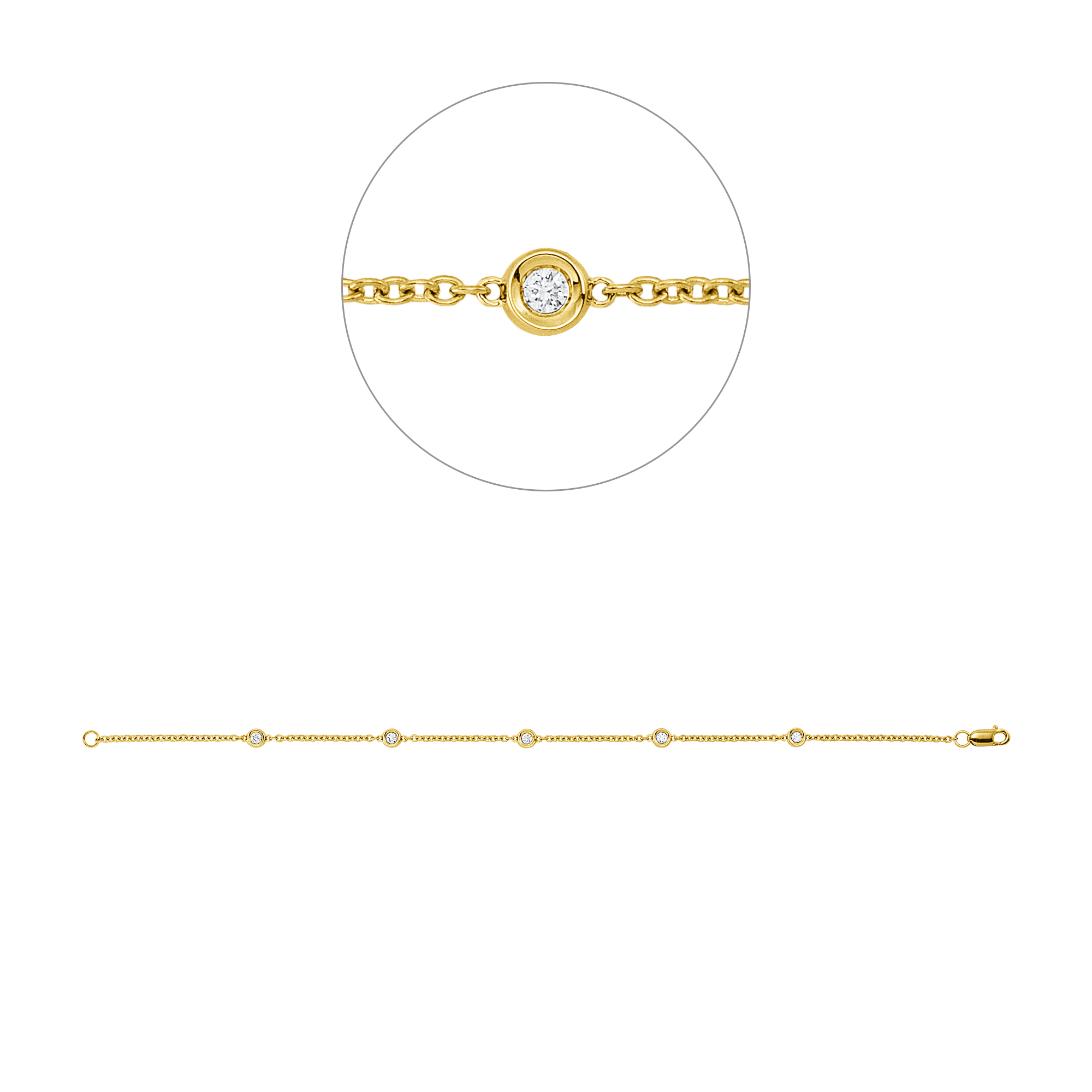 Brogle Classic diamond bracelet