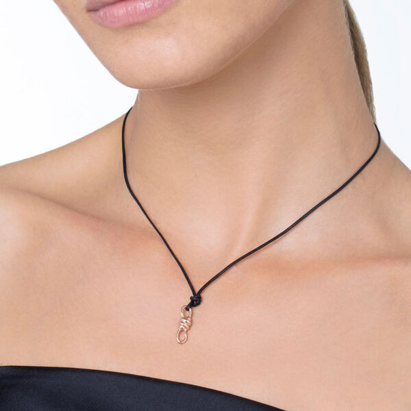 176276 DMB9028 KNOTS 0009R 100 Dodo nodo charm 9k rose gold l64b028f5165d7f0b