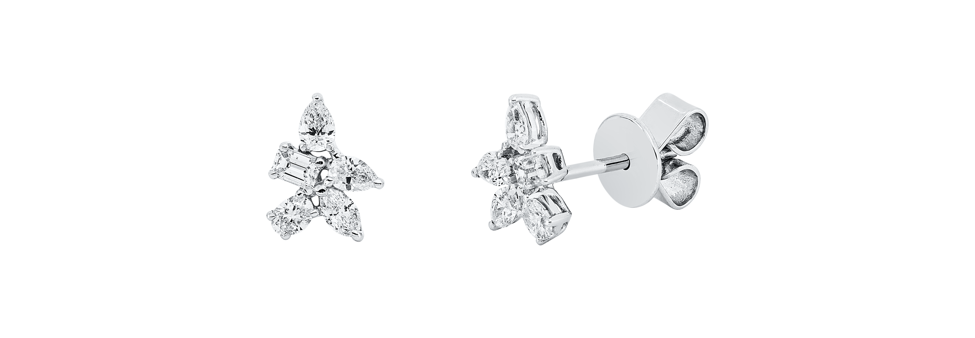 Brogle Classic diamond stud earrings
