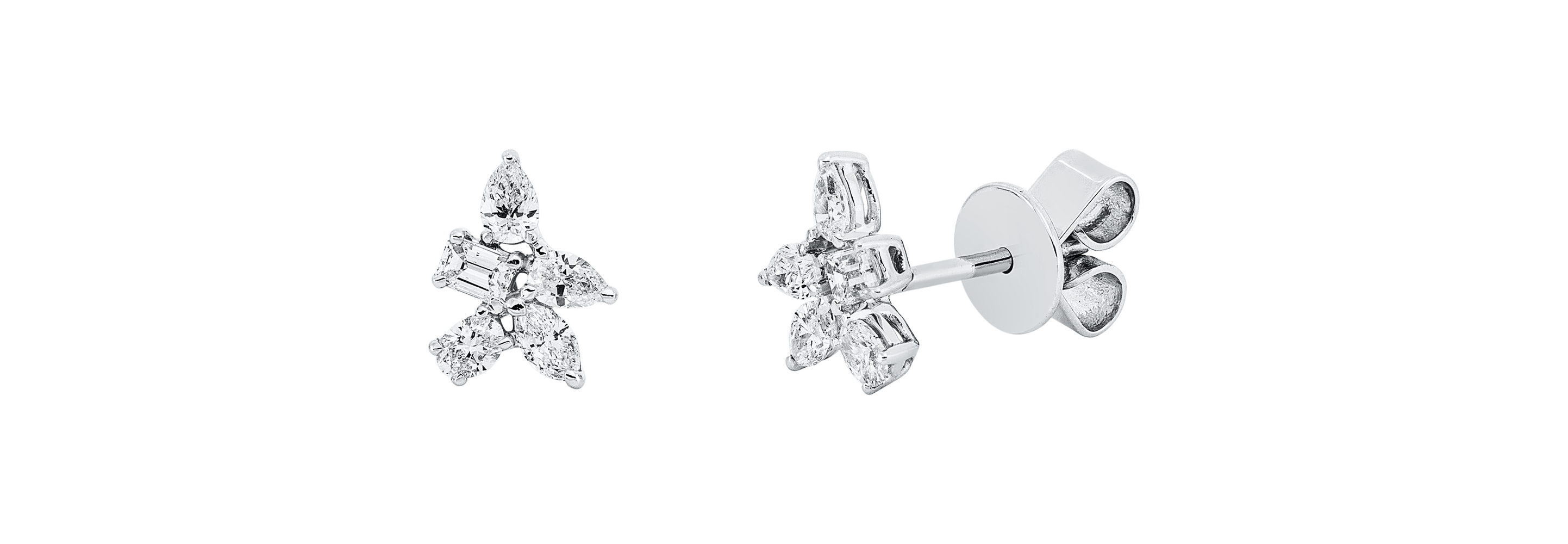 Brogle Classic diamond stud earrings