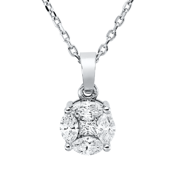 Brogle Classic Kette mit Diamantanhänger