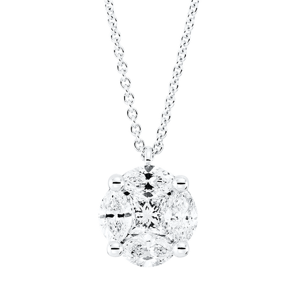 Brogle Selection necklace with diamond pendant Brogle Selection necklace with diamond pendant