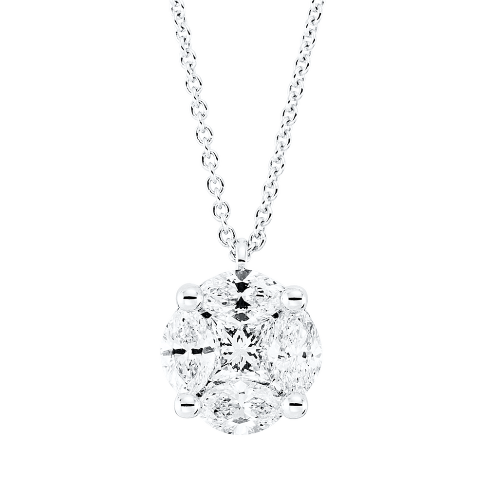 Brogle Selection necklace with diamond pendant Brogle Selection necklace with diamond pendant