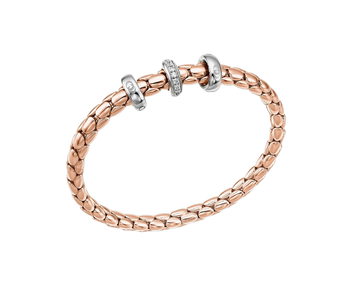 750 Rosé-, Weißgold