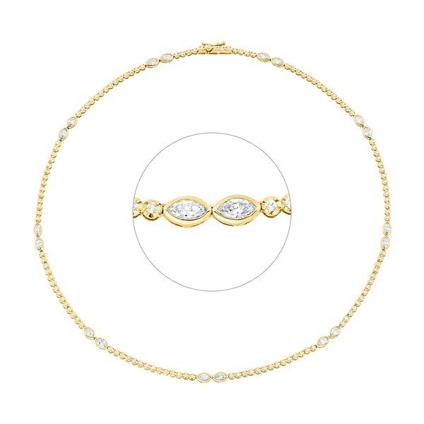 Brogle Selection Bicolor Diamantcollier