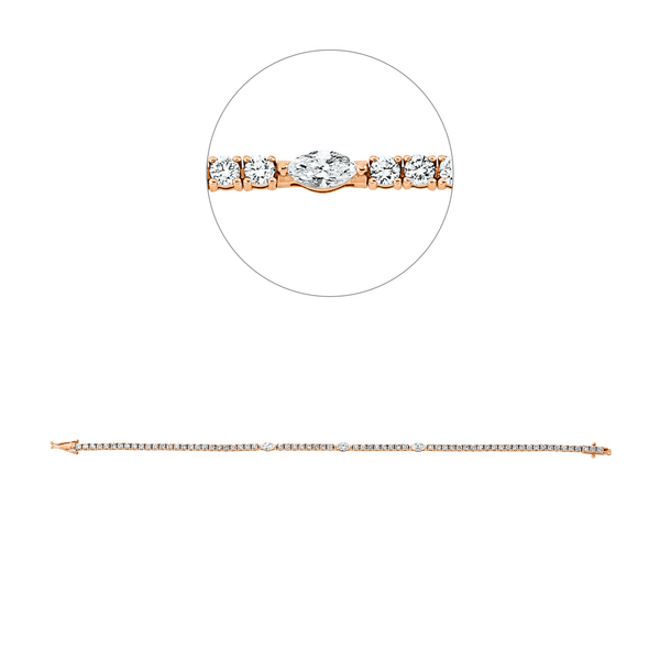 Brogle Selection Eternity tennis bracelet