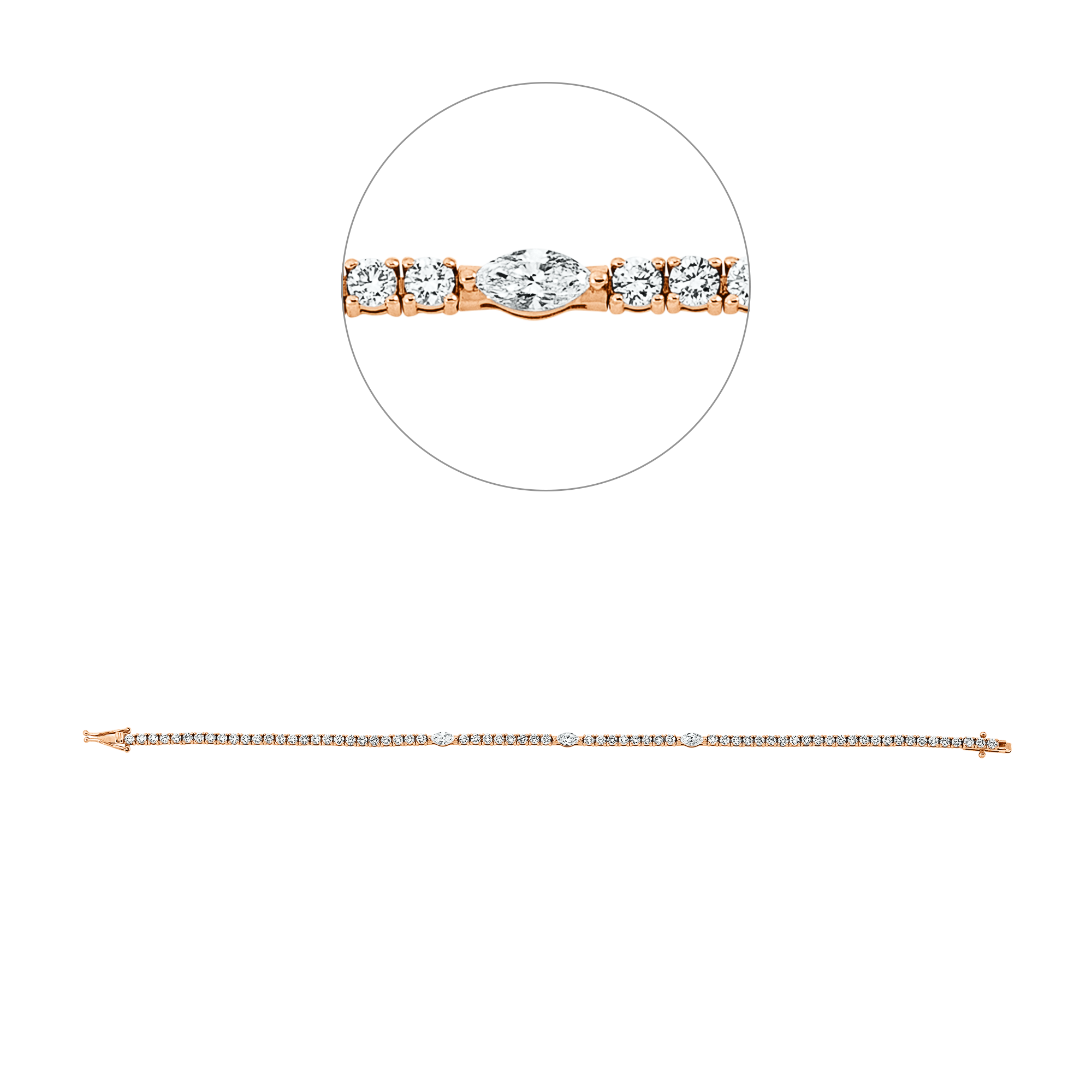 Brogle Selection tennis bracelet Brogle Selection tennis bracelet