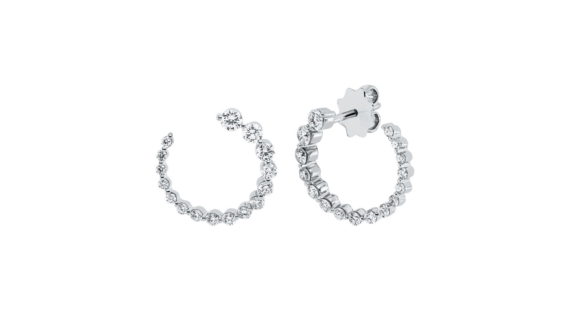 Brogle Classic diamond stud earrings