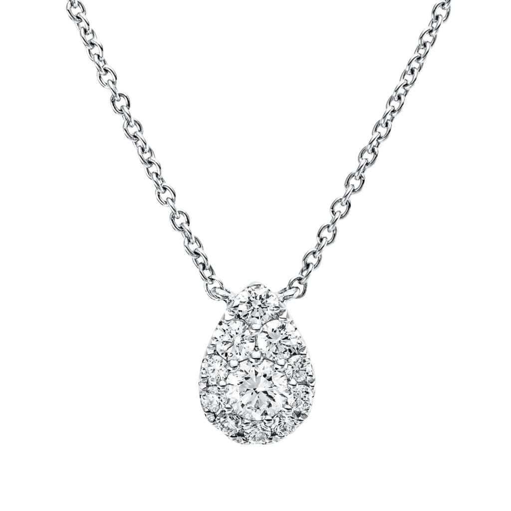 Brogle Classic necklace with diamond pendant Brogle Classic necklace with diamond pendant