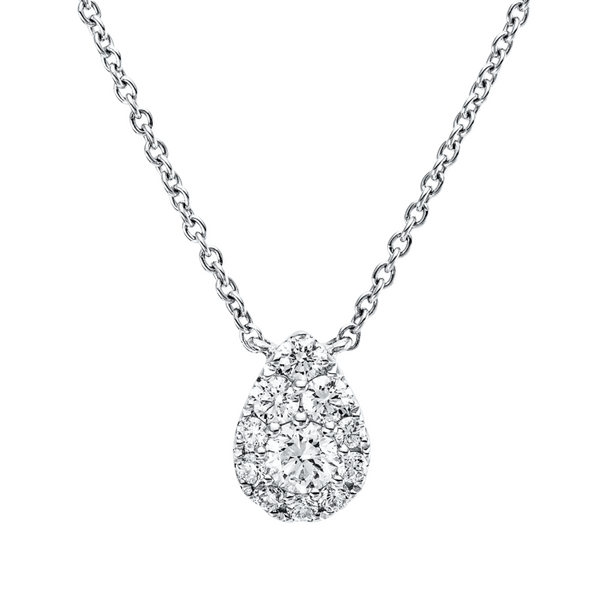 Brogle Classic necklace with diamond pendant Brogle Classic necklace with diamond pendant