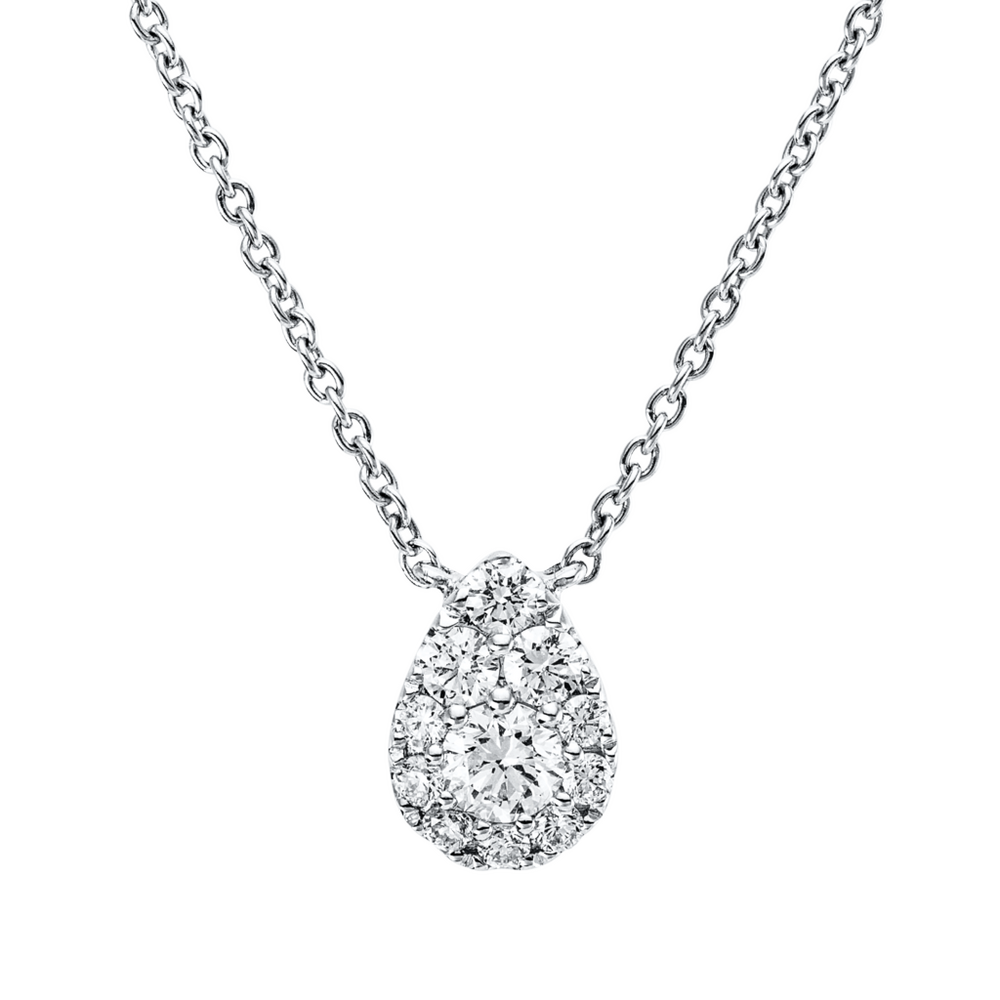 Brogle Classic necklace with diamond pendant Brogle Classic necklace with diamond pendant