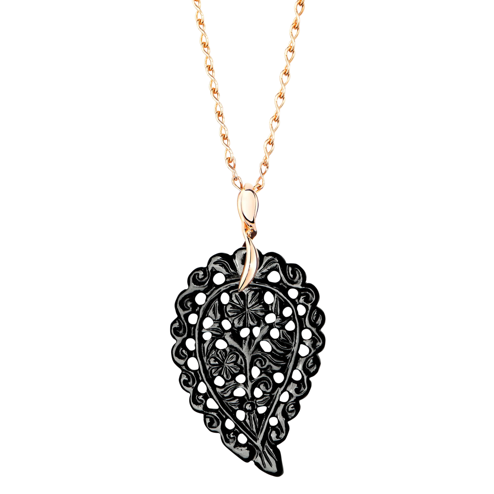 Tamara Comolli India Leaf Onyx M Anhänger Tamara Comolli India Leaf Onyx M Anhänger