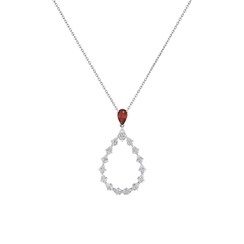 Chopard L'Heure du Diamant Marquise Necklace with Pendant