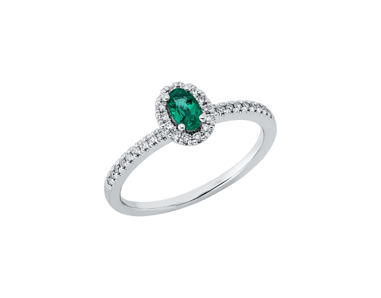 Brogle Classic emerald ring