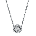 Brogle Classic necklace with diamond pendant Brogle Classic necklace with diamond pendant