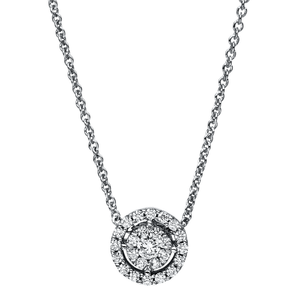 Brogle Classic necklace with diamond pendant Brogle Classic necklace with diamond pendant