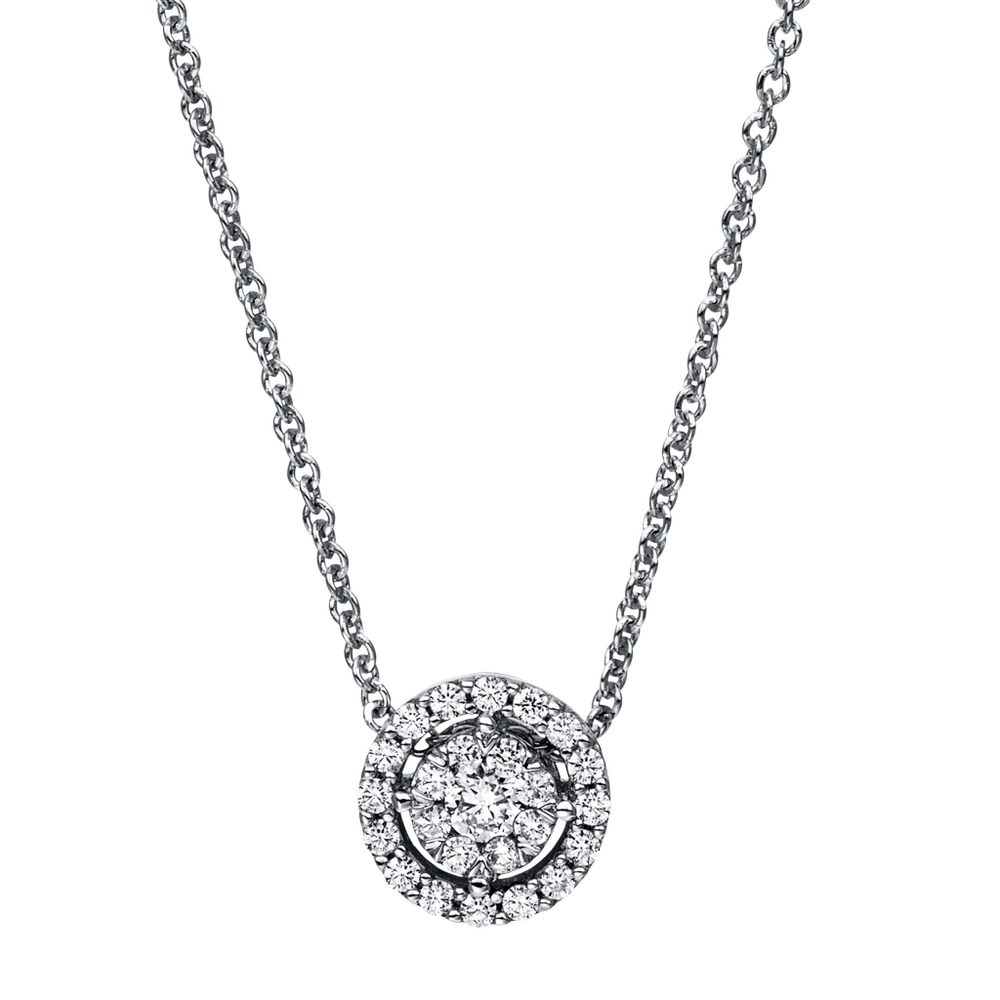 Brogle Classic necklace with diamond pendant Brogle Classic necklace with diamond pendant