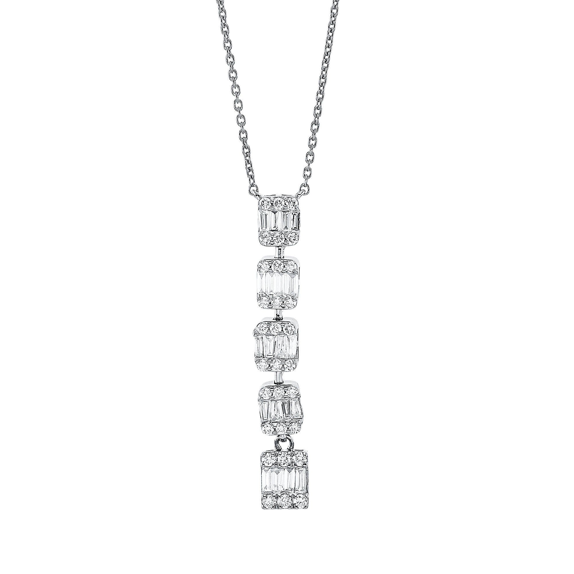 Brogle Classic necklace with diamond pendant Brogle Classic necklace with diamond pendant