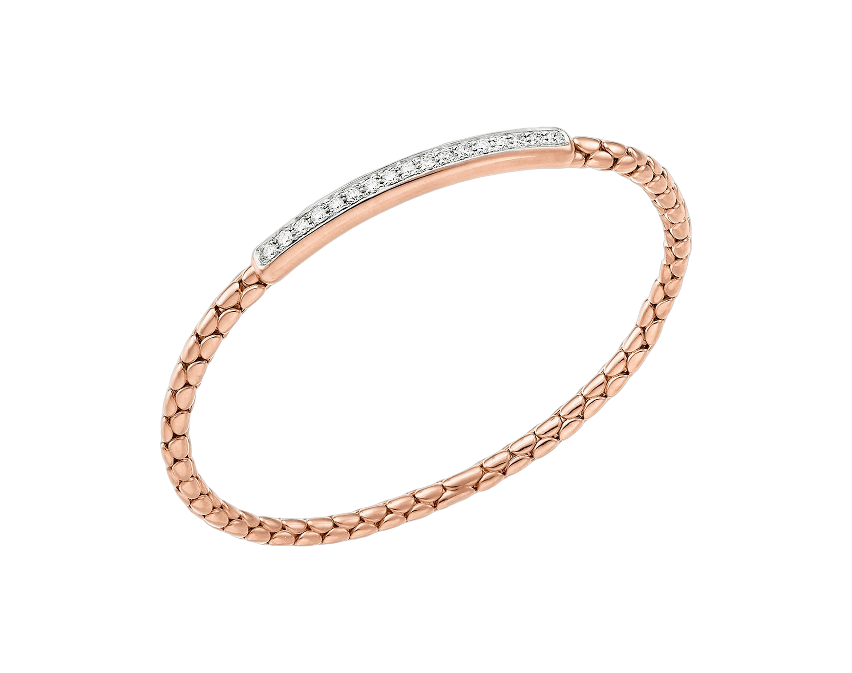 Chimento Stretch Spring Two-Tone Flexible Bracelet