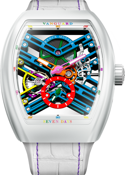 Franck Muller Vanguard Skeleton Colored Dream 53.7 x 44mm Franck Muller Vanguard Skeleton Colored Dream 53.7 x 44mm